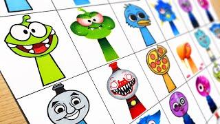 Drawing Incredibox Sprunki OC : Happy VS Horror [All Characters] NEW Sprunki OC Phase #08