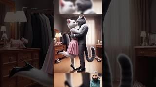 Cat Best friend cheating love story #cat #art #shorts