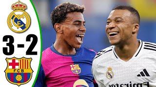 real madrid vs barcelona 3-2 - All Goals & Highlights - 2024