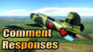 Responding To Your Comments - Part 1 - War Thunder