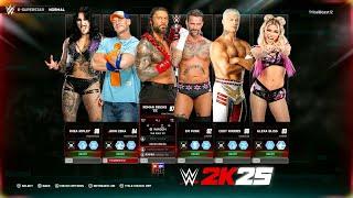 WWE 2K25 First Ever Live Stream - WWE 2K25 Gameplay