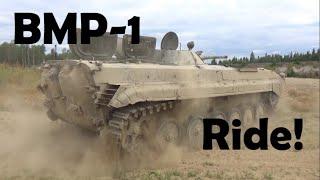 Soviet BMP-1 APC Ride At Hätilä Ranges in Finland #panssarikilta