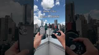 iPhone comparison | 13pro &  Canon T1I (2009)