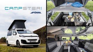 CAMPSTER, le van Pössl sur Citroën Spacetourer du groupe Pössl