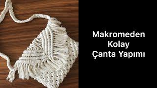 Makrome Çanta Yapımı -2 | Macrame Bag Tutorial | Kendin yap | Easy Project