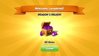 I got 40 gems from Dragon's Delight Event - Dragon Mania Legends