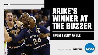 Arike Ogunbowale's championship game winner, from every angle