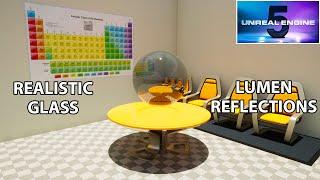 [UE5] How to make GLASS with REALISTIC REFLECTIONS!