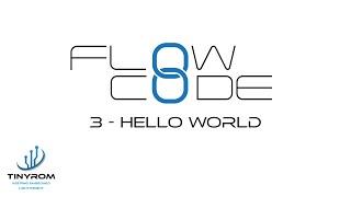 Flowcode 8 Tutorial - 003 - Hello World