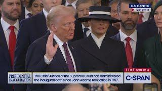 President Donald Trump and Vice President JD Vance Sworn Into Office
