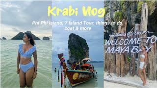 Krabi Vlog: 7 Island Tour, Phi Phi Island, Tiger Cave Temple, Cafes | *Where to Stay & Budget*