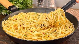 Incredibly delicious spaghetti in 15 minutes! A simple and delicious pasta recipe for dinner!