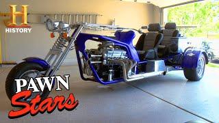 Pawn Stars: $100,000 DOLLAR Custom Bike Doesn’t Add Up (Season 5) | History