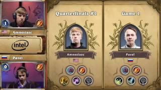 Amnesiac vs Pavel | Quarterfinals |  Hearthstone World Championship 2016