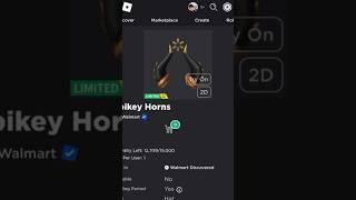 ( Limited UGC Item ) How To Get Spikey Horns ROBLOX ( 2024 ) DeanOfficial YT