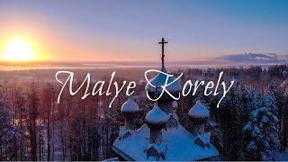 Malye Korely open-air museum with Mavic Air in winter // Малые Корелы видео с дрона