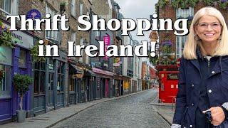 Thrift Store & Vintage Shopping and Haul in Ireland!️