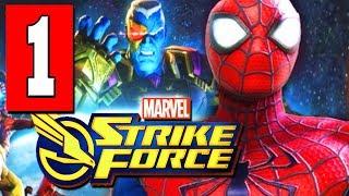 MARVEL STRIKE FORCE Gameplay Walkthrough Part 1 Lets Play FULL GAME (iOS / Android)