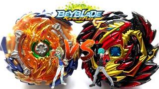 Venom Diabolos Vn. Bl. VS Wizard Fafnir Rt. Rs | Beyblade Burst Gachi