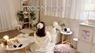 room tour┊Cute and warm white x pink x wooden room7.5 tatami mats + walk-in closet, kitchen️