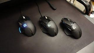 Logitech G502 Lightspeed wireless review - Comparison with G502 and G502 HERO - By TotallydubbedHD