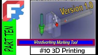 Intro To FreeCAD V1.0 Woodworking Marking Gauge Design and 3D Print #freecad #3dprinting #design