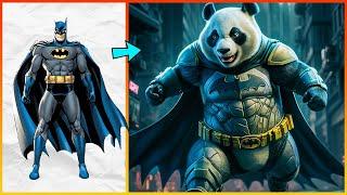 AVENGERS But Pandas : Marvel & DC Heroes as Kung Fu Pandas  