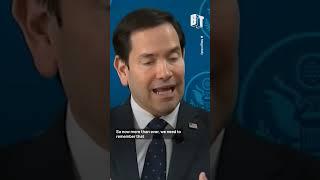 War hawk & US Secretary of State Marco Rubio admits that the era of US unipolar hegemony is over