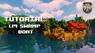 Minecraft 1.19 Tutorial: Mangrove Survival Boat House!