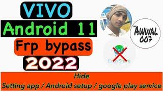 Vivo v20 2021 Frp Bypass Android 11 2022 || mr. awwal 007