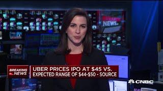 Uber prices IPO at $45 per share: Source