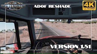 ATS 1.51 "ADOF RESHADE" in Progress RTX 4090 Max Settings Gameplay 4K