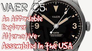 VAER C5 Quartz Field Watch Review / America Assembly / Ameriquartz