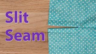 How to Sew a Slit Seam - Pattern and Assembly