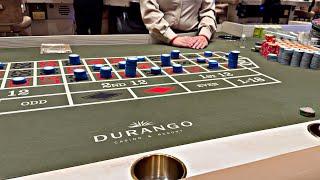 Stacking Towers On My Numbers Playing Live Roulette at Durango. @snoopdogg on a Table W/ US Would Be