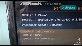 Motherboard ASROCK H110M-HDV R3.0 (Gaming & Editing) #gaming #asrock