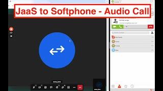 JaaS to Softphone - Audio Call