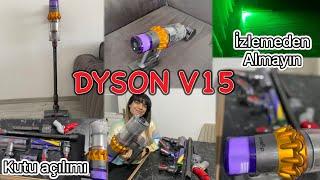 DYSON V15 KUTU AÇILIMI  Ürün İncelemeHangi Dyson AlınmalıV12 mi ? V15 mi ? Evden Çıkan Tozlar