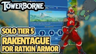 TOWERBORNE: SOLO Tier 5 RAKENTAGUE For RATKIN Armor Set