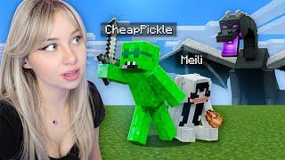 Beating Minecraft With CheapPickle & Meilizzz