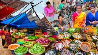 Village Vlog। Weekly Biggest Market In Our Village। Daily Village Life। After Lunch Planted The Seed