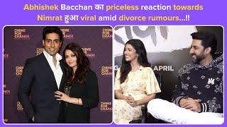 Amid divorce rumours with Aishwarya,Abhishek's priceless reaction to Nimrat's love story goes viral!