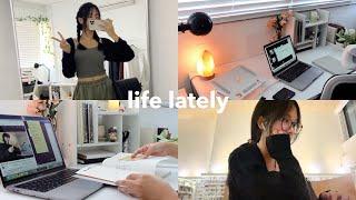 VLOG: life lately  | busy days as a student, cooking, morning & night routine, school outfits