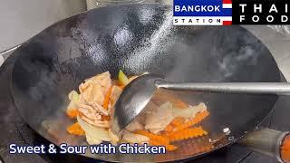 Sweet and Sour with Chicken Thai food in Mosgiel New Zealand