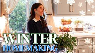 Meditative Homemaking on a Rainy Winter's Day