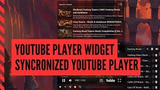 Youtube Player Widget - Foundry VTT