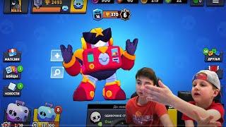 ИГРАЮ с БРАТОМ ЗА ВОЛЬТА # 2 !  Brawl Stars с Crazy Богдаш.