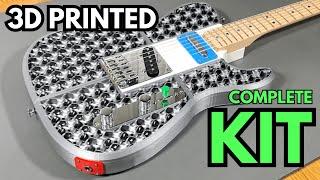 Custom 3D Printed Guitar KIT Build! PRINT. BUILD. PLAY.