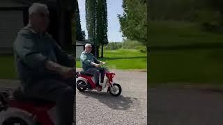 86 year old trades car for Honda Scooter due to Biden’s high gas prices