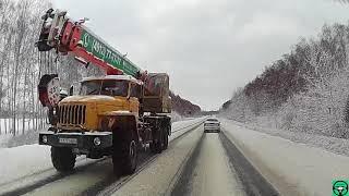 05.02.2021. Едем на автомобиле из Рязани в Пронск. Russia. Driving from Ryazan to Pronsk.